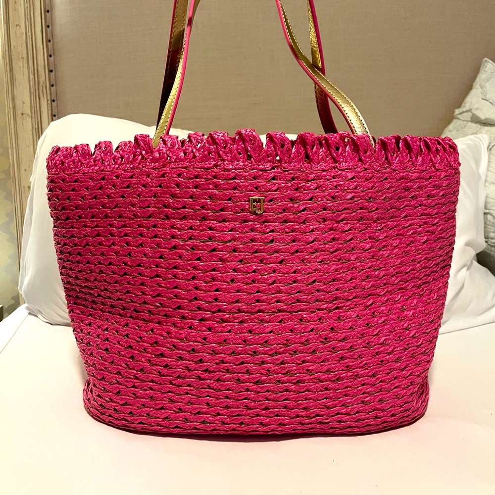 Eric Javits Straw purse